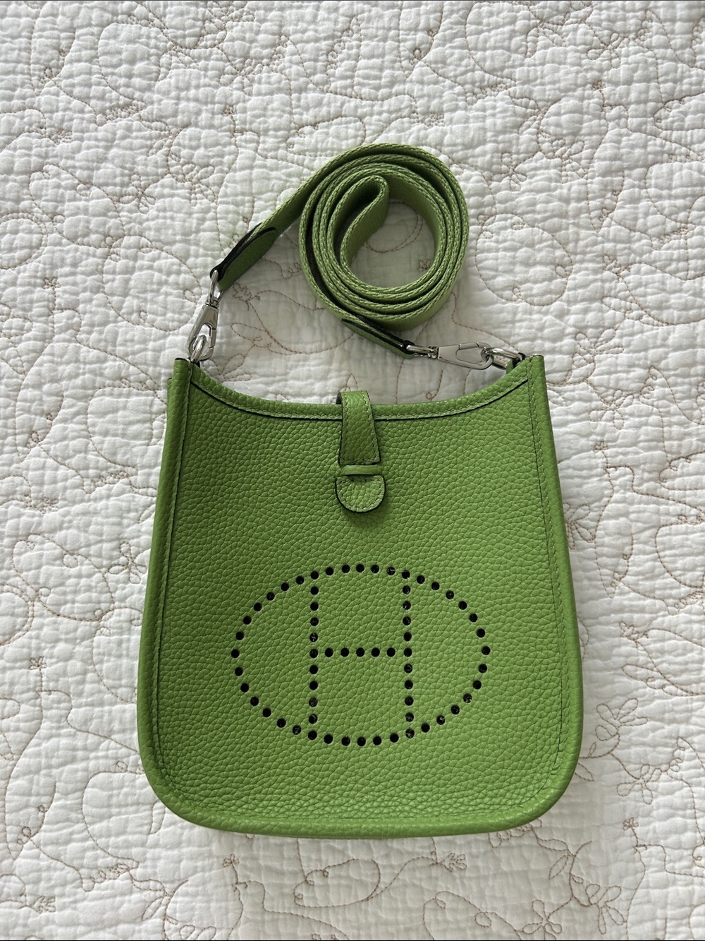 Hermes Green Evelyne 16 Bag